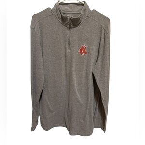 U see Armour Men’s MLB Boston Red Sox 1/4 Zip Pullover Long Sleeve Shirt Sz L